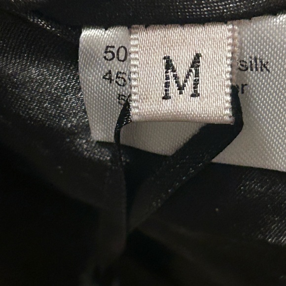 Black Double Breasted dress with Lapel Collar  3/4 sleeves, Fully lined - Picture 9 of 9